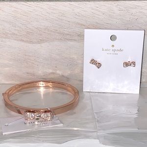 Kate Spade | ‘Ready Set Bow‘ Earrings/Bracelet Set